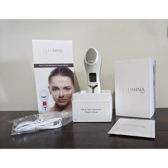 Lumina NRG Hot & Cold Ultrasonic Cream Infuser for Face and Eye Device
